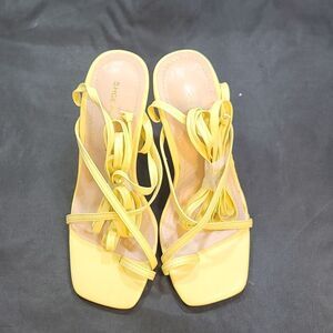 BRAND NEW SHOE REPUBLIC LA  LACE-UP HIGH HEEL SANDALS